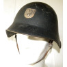 Casque de Pompier Suisse Modèle 1940 - Commune de Villeneuve