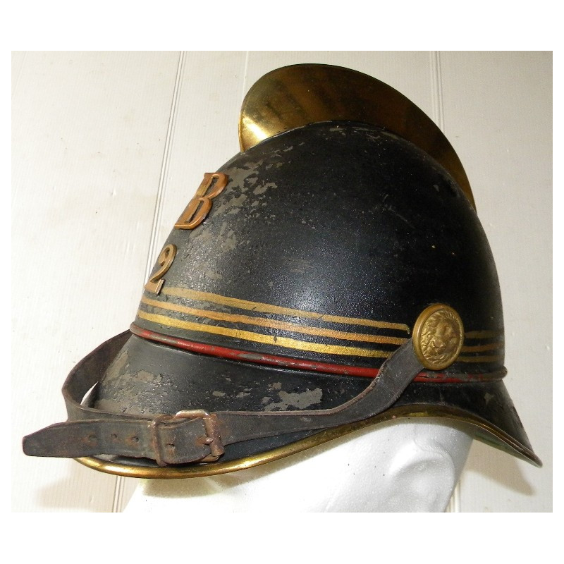 Casque de Capitaine Pompier Suisse B 2 Modèle 1890