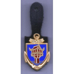 9ème Régiment d'Infanterie de Marine sur cuir