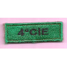 Insigne velcro "4ème Compagnie" pour tenue Félin