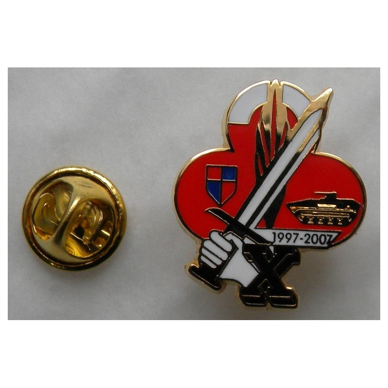 Pin's 10ème Anniversaire: 35° Régiment d'Infanterie - 2° Compagnie - Matriculé
