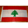 Drapeau libanais 146 x 88 cm en nylon - Liban