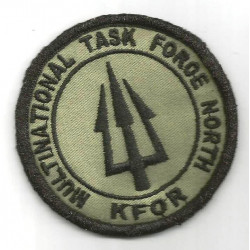 Ecusson velcro "Multinational Task Force North KFOR" - Opération Trident