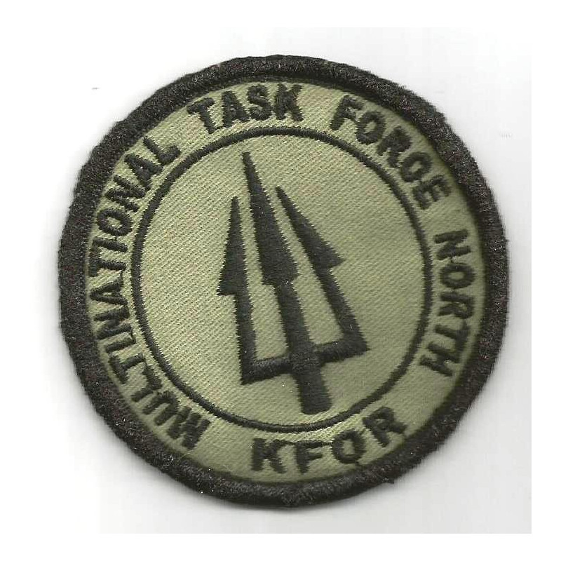 Ecusson velcro "Multinational Task Force North KFOR" - Opération Trident