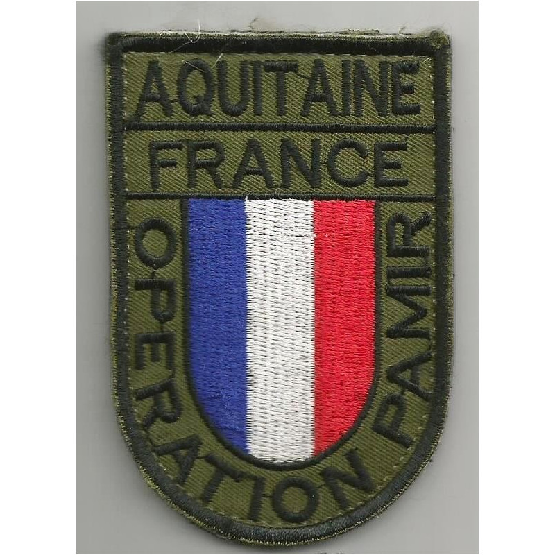 Ecusson Aquitaine France Opération Pamir - 35° Régiment d'Infanterie en Afghanistan