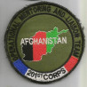 Ecusson velcro fond kaki "Operational Mentoring and Liaison Team" - OMLT en Afghanistan