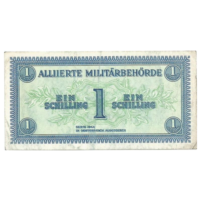 AUTRICHE : 1 Schilling - Occupation Militaire Alliée - 1944