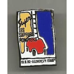 Pin's 1992 J'y étais - Sapeurs Pompiers d'Illzach / Haut-Rhin