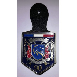 Insigne sur cuir Sapeurs-pompiers du Territoire-de-Belfort
