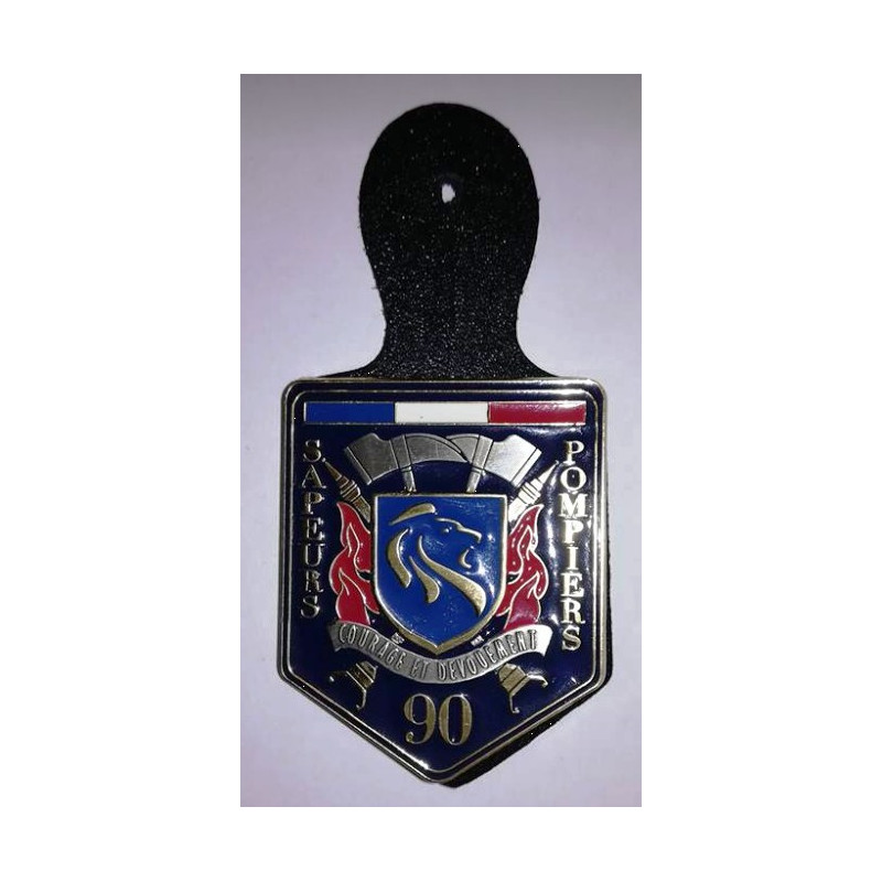 Insigne sur cuir Sapeurs-pompiers du Territoire-de-Belfort