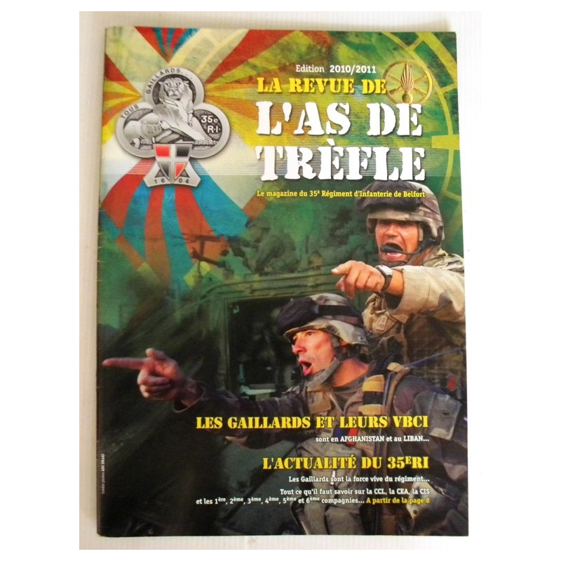 Magazine "L'As de Trèfle" du 35ème Régiment d'Infanterie - Edition 2010/2011