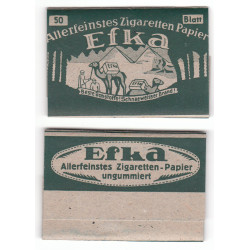 Paquet de 50 feuilles à cigarettes EFKA vert - Gros modèle