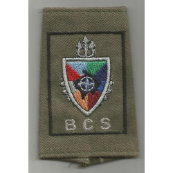 Fourreau d'épaule Bataillon Commandement et Soutien - Brigade Leclerc - Opération Trident - Kosovo