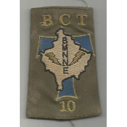 Fourreau d'épaule Bataillon Commandement et Transmissions 10 - BMNNE - Kosovo