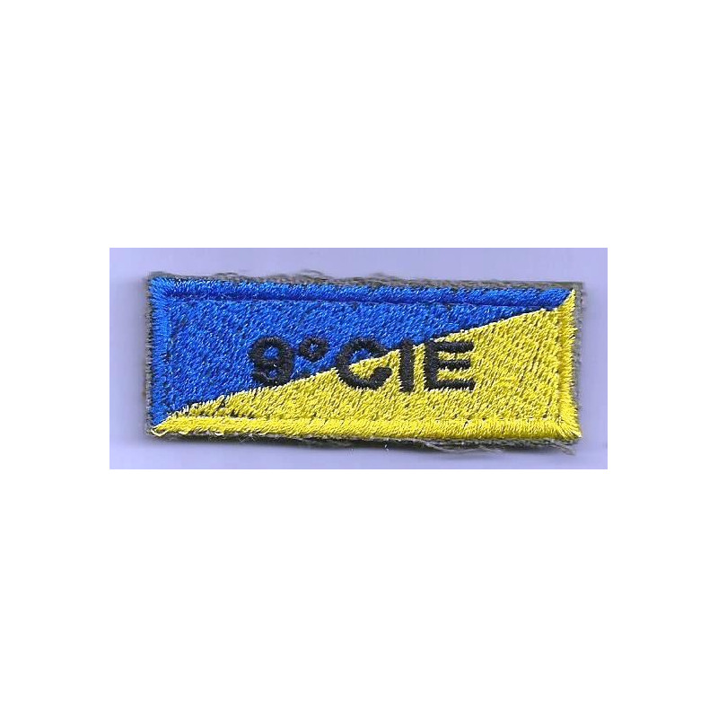 Insigne velcro "9ème Compagnie" pour tenue Félin
