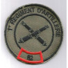 Insigne velcro rond 1er Régiment d'Artillerie - 2ème Batterie
