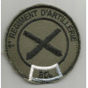 Insigne velcro rond 1er Régiment d'Artillerie - Batterie Commandement Logistique