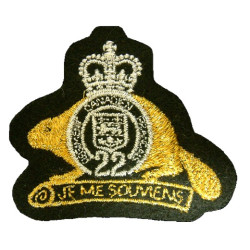 22ème Royal Regiment - Armée Canadienne - Insigne béret sous-officier