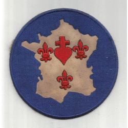 Patch Armée Catholique et Royale - Carte de France