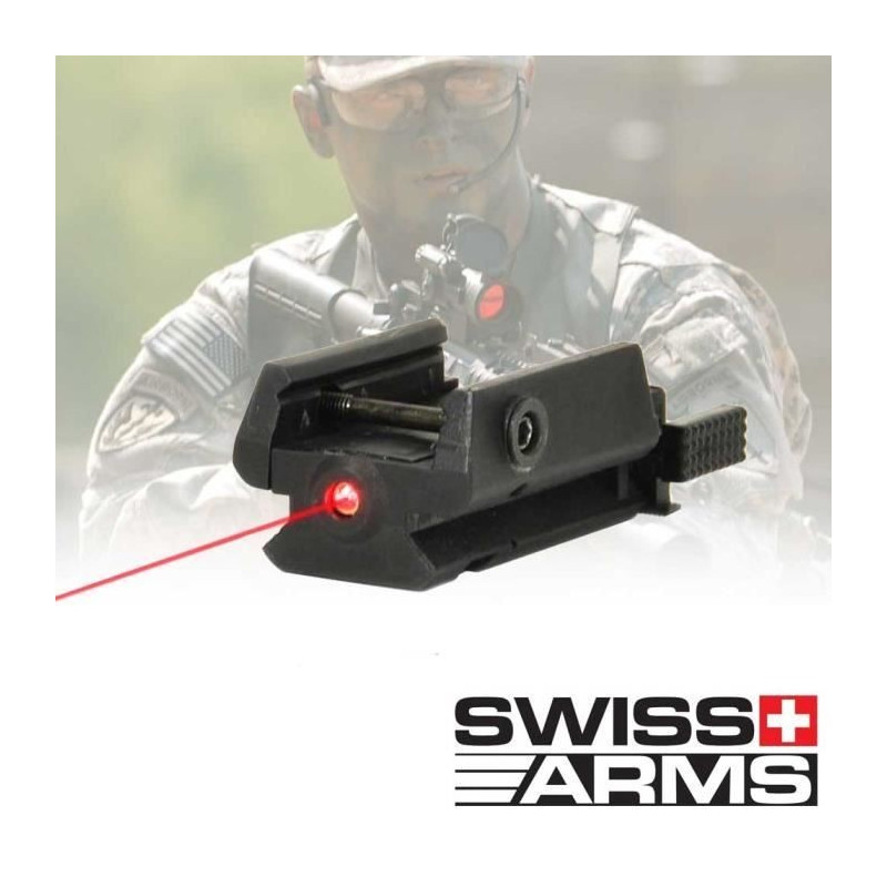 Visée micro laser pour rail picatinny - Swiss Arms