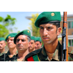 Béret de soldat Armée Nationale Afghane - Guerre d'Afghanistan