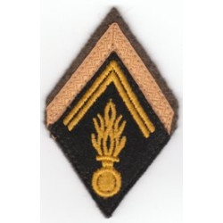 Losange de bras gendarmerie mobile avec grade de Maréchal-des-Logis - Guerre d'Algérie
