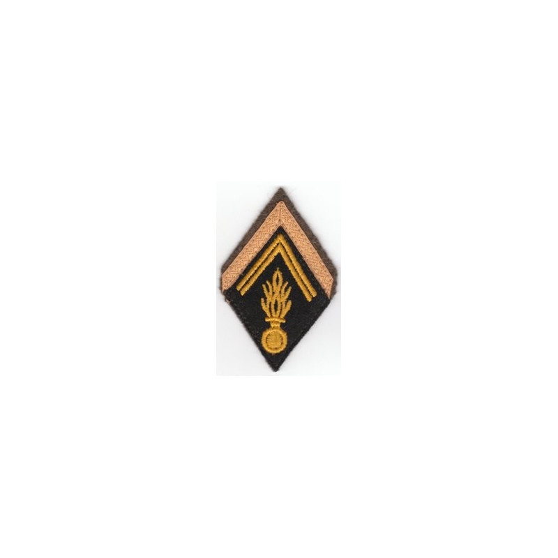 Losange de bras gendarmerie mobile avec grade de Maréchal-des-Logis - Guerre d'Algérie