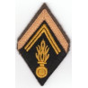 Losange de bras gendarmerie mobile avec grade de Maréchal-des-Logis - Guerre d'Algérie