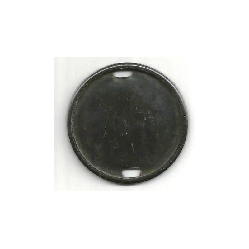 Macaron d'insigne de béret du Génie pour les défilés - couleur noir