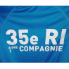 Tee-Shirt Bleu en baumwolle 1ère Compagnie du 35ème Régiment d'Infanterie Occasion