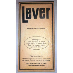 Paquet de 250 grammes de savon à laver "Lever"