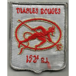 Ecusson brodé velcro du 152ème Régiment d'Infanterie