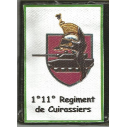 Ecusson velcro du 1er-11ème Régiment de Cuirassiers