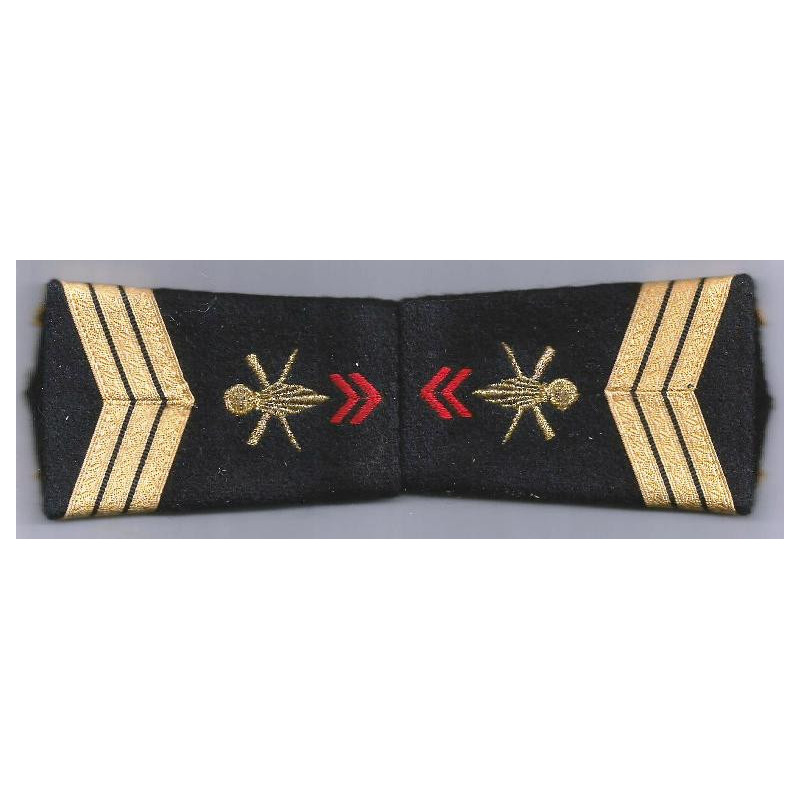 Paire de fourreaux d'épaule de Sergent-chef Infanterie