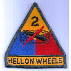 Patch de la 2ème Division Blindée - US Vietnam