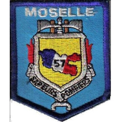 Ecusson velcro des Sapeurs-pompiers de Moselle - 57