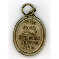 Médaille 25 Ans de Service sapeurs-pompiers de Bavière 1921-1936 sans ruban