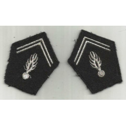 Paire de pattes de collet Gendarmerie Départementale