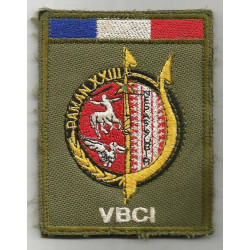 Patch VBCI DAMAN XXIII du 152ème Régiment d'Infanterie - OPEX LIBAN