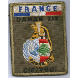 Patch CIE/VBCI DAMAN XIX du 4ème Régiment de Dragons - OPEX LIBAN 