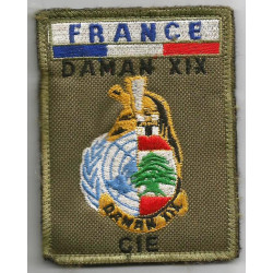 Patch CIE DAMAN XIX du 4ème Régiment de Dragons - OPEX LIBAN 