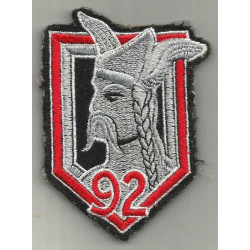 Patch velcro 92ème Régiment d'Infanterie