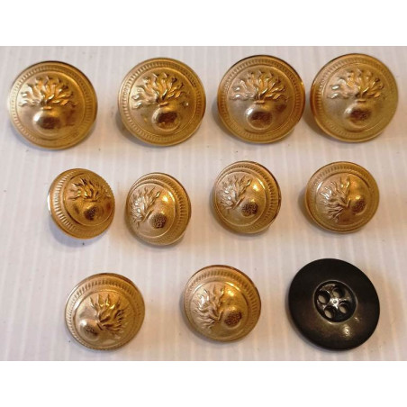 10 Boutons Conchos Fleur De Rose 1-3/8" Finition Argent Vieilli - Pour Sellerie, Cuir Et Artisanat Western