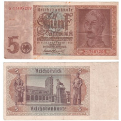 5 Reichsmark Reichsbank Série S