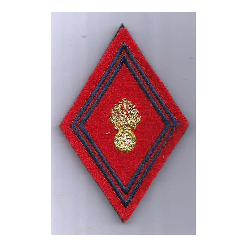 Losange de bras Générique Artillerie sous-officier / officier à velcro