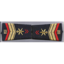 Paire de fourreaux d'épaule de Brigadier-chef de 1ère Classe EVAT Artillerie + 15 ans