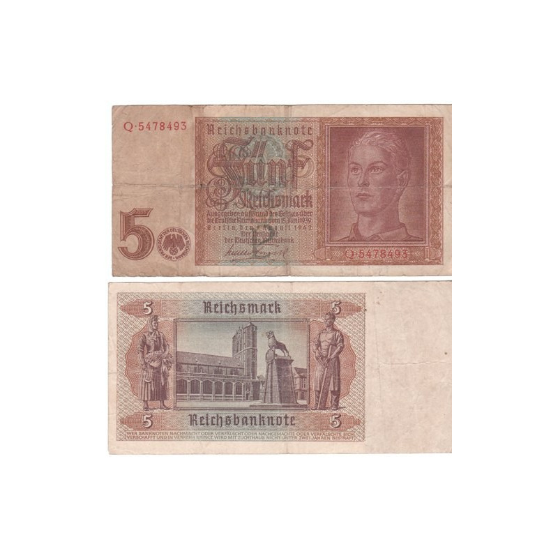 5 Reichsmark Reichsbank Série Q
