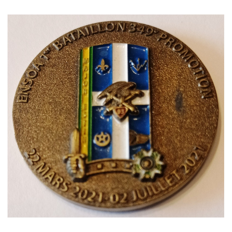 Coin's de la 349ème Promotion 1er Bataillon ENSOA - Matriculé