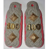 Paire d'épaulettes de Colonel du 100ème régiment de Panzer - Normandie/Falaise