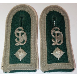 Paire d'épaulettes d'Adjudant Infanterie - Division GrossDeutschland